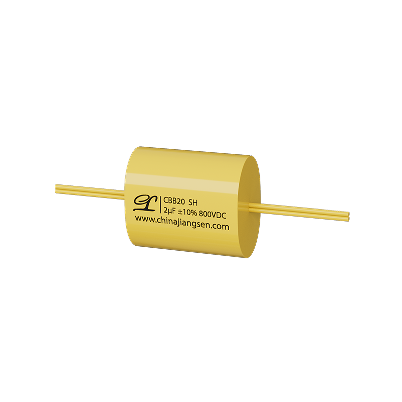 Capacitor de filme de polipropileno metalizado CBB20 (tipo chumbo axial)