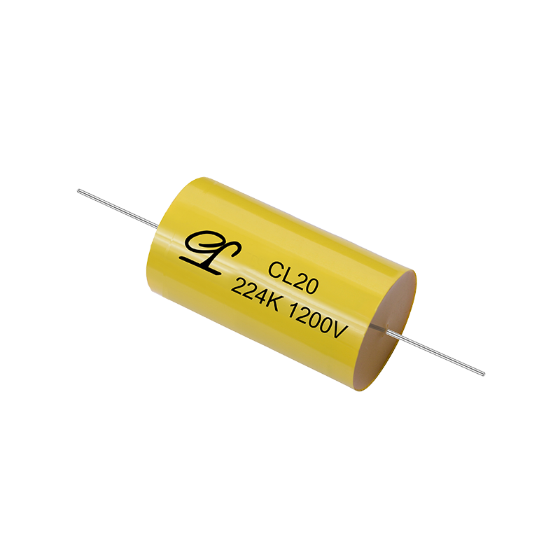 Capacitor de filme de poliéster metalizado CL20 (tipo chumbo axial)